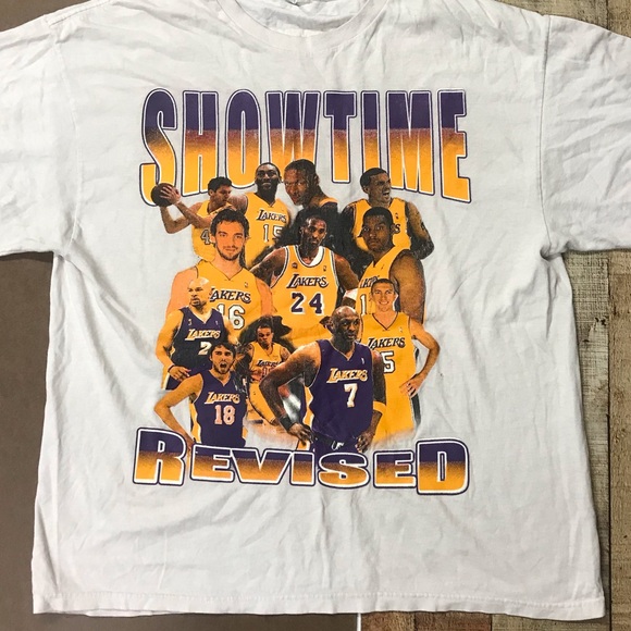 lakers showtime t shirt